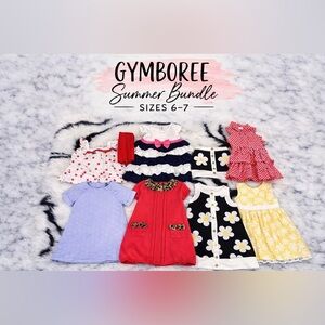 Gymboree Girls 10 piece summer bundle, sizes 6-7, great condition